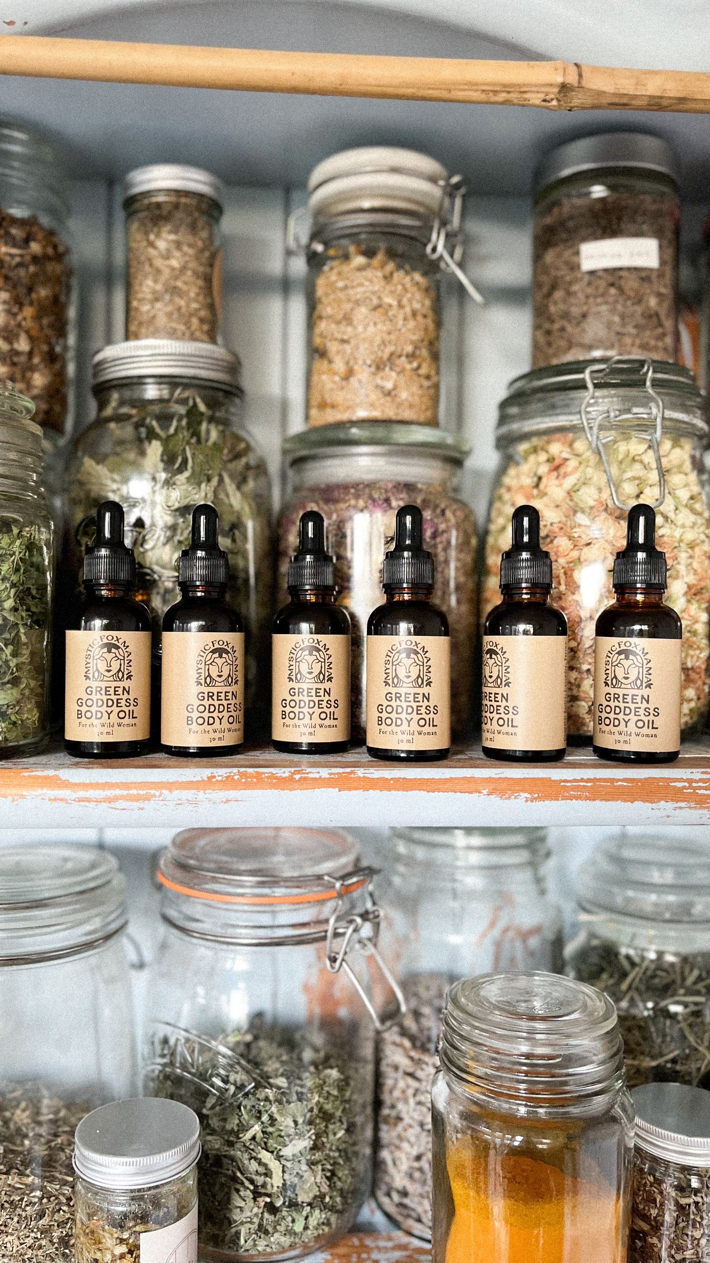 Green Goddess Herbal Body Oil