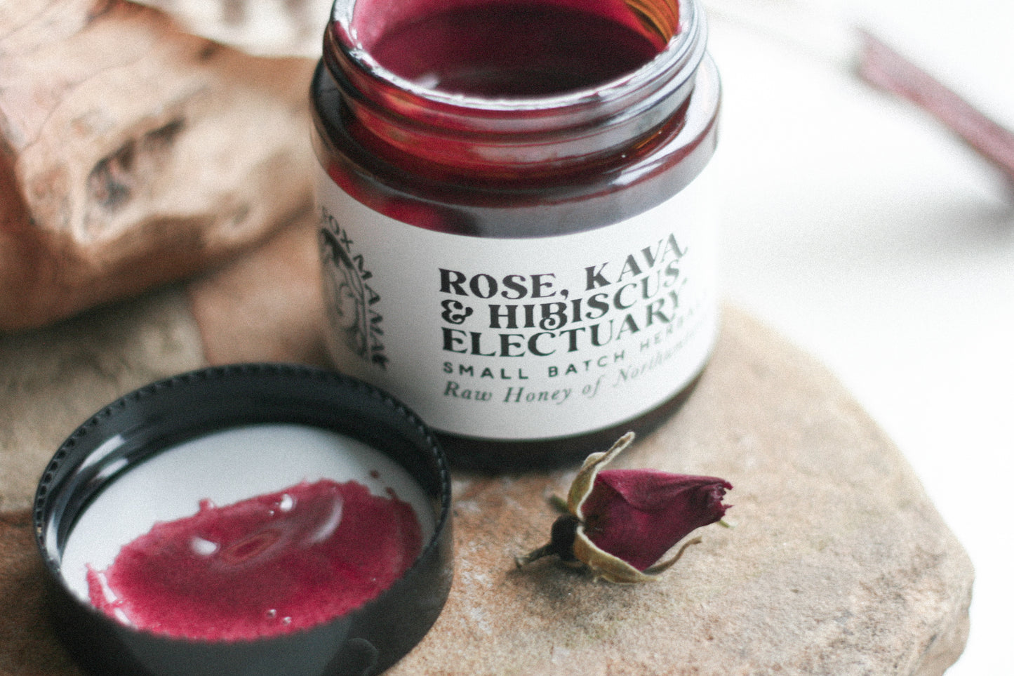 Herbal Honey | Rose & Hibiscus Electuary