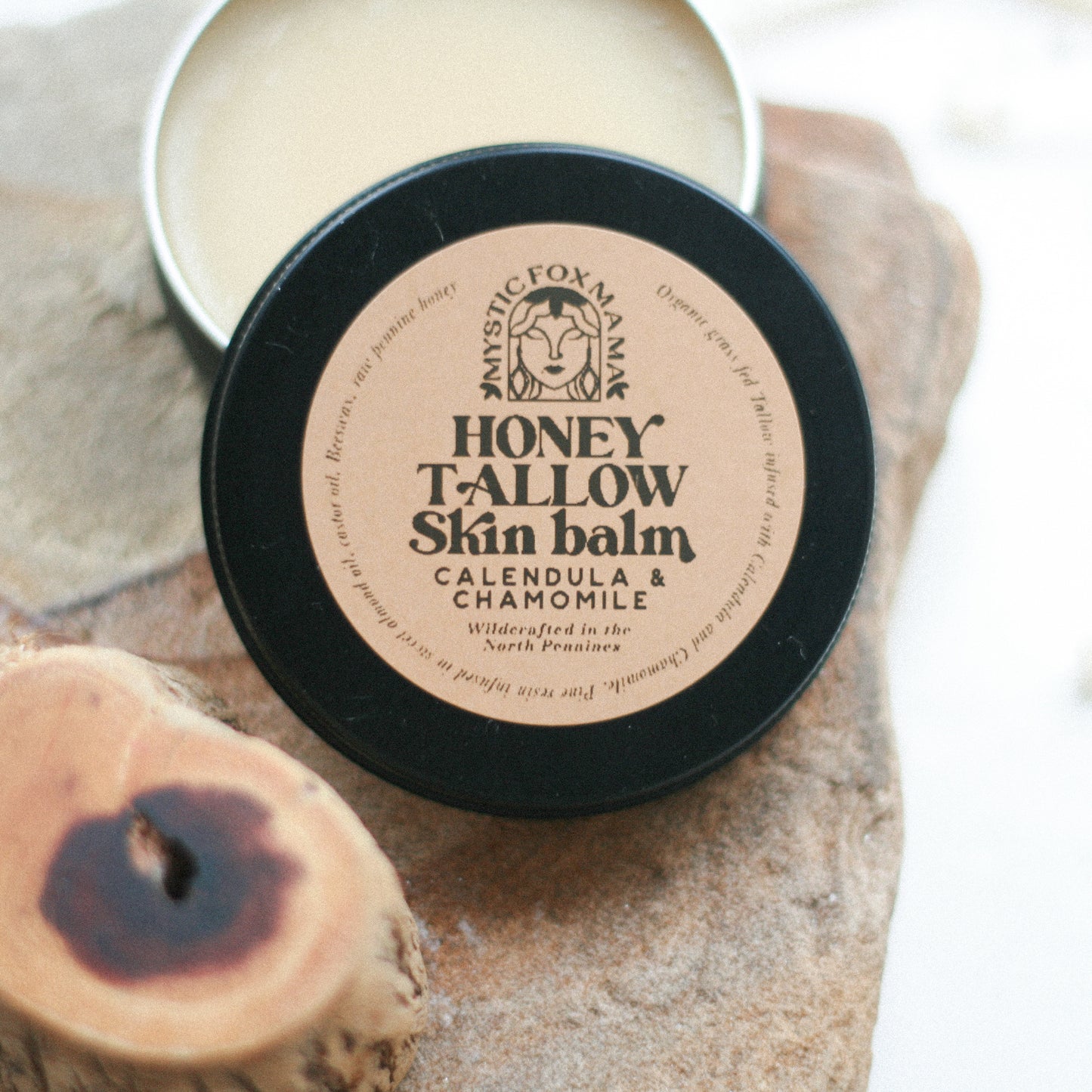 Tallow Honey & Pine Balm | with Calendula and Chamomile