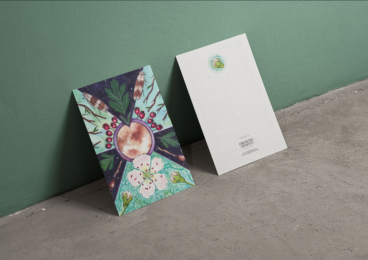 Hawthorn Drum Print | PAck of 10 Postcards