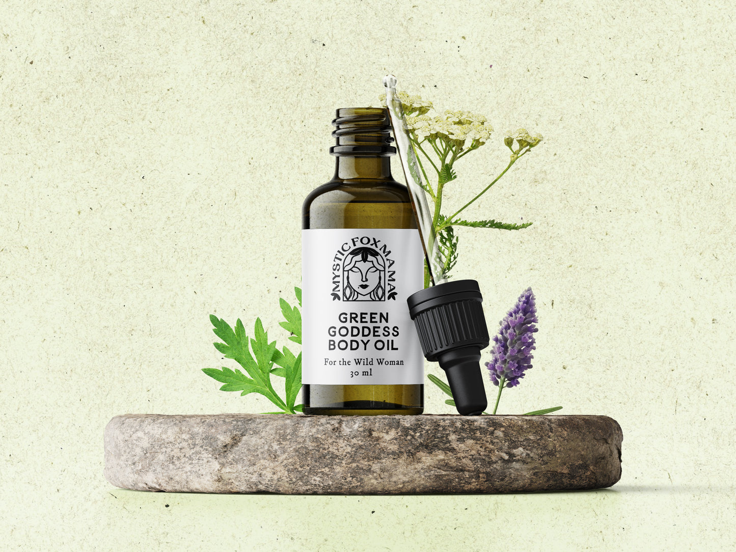 Green Goddess Herbal Body massage oil