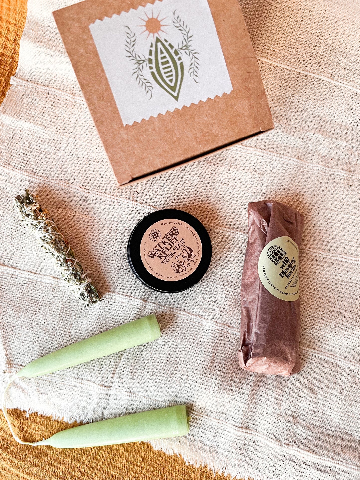 Sore body mini box gift set - muscle balm and soak