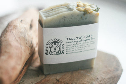 Rosemary Shampoo bar | Tallow Soap
