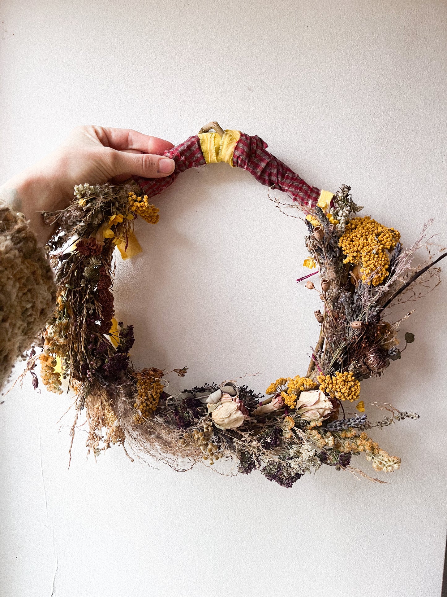 Dried Wildflower wreath