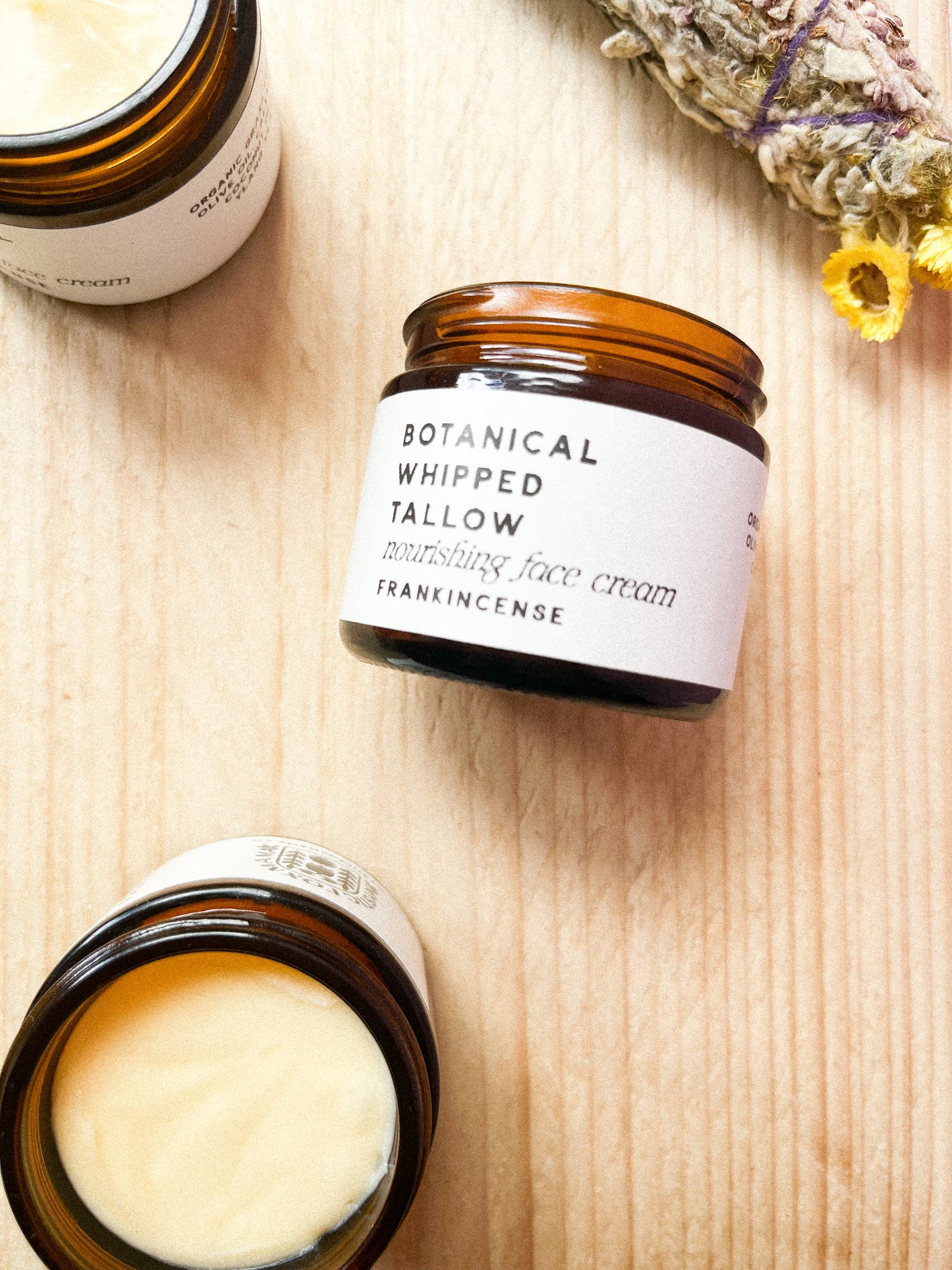 Face Cream - Whipped Tallow - Frankincense - 2oz