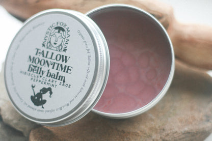 Moon time Tallow Belly Balm | Clary Sage Peppermint
