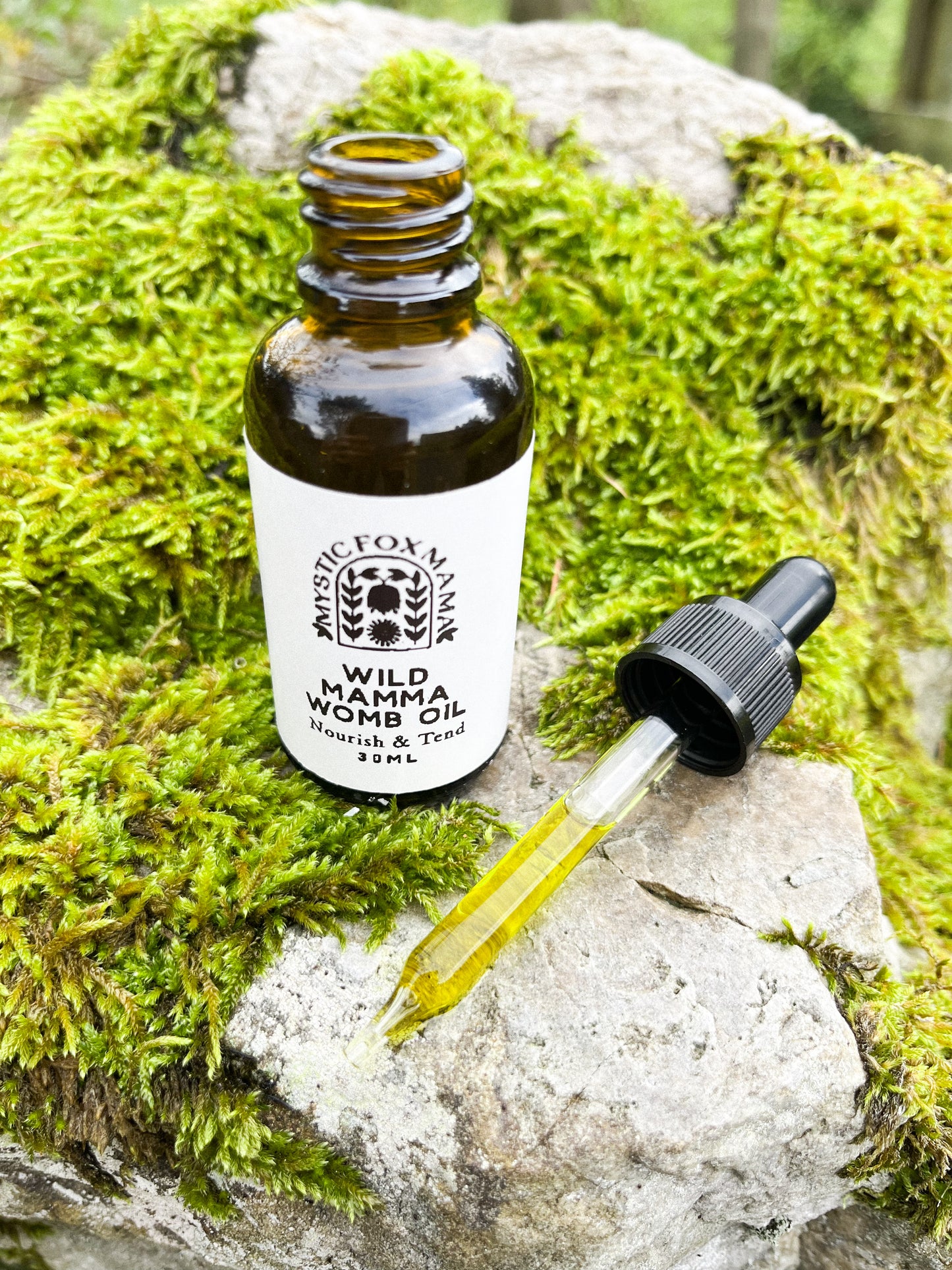 Breast & Womb Oil - mugwort, rose and yarrow