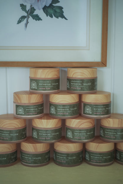 Botanical Tallow - Whipped Tallow - Sacred Rose - Face cream