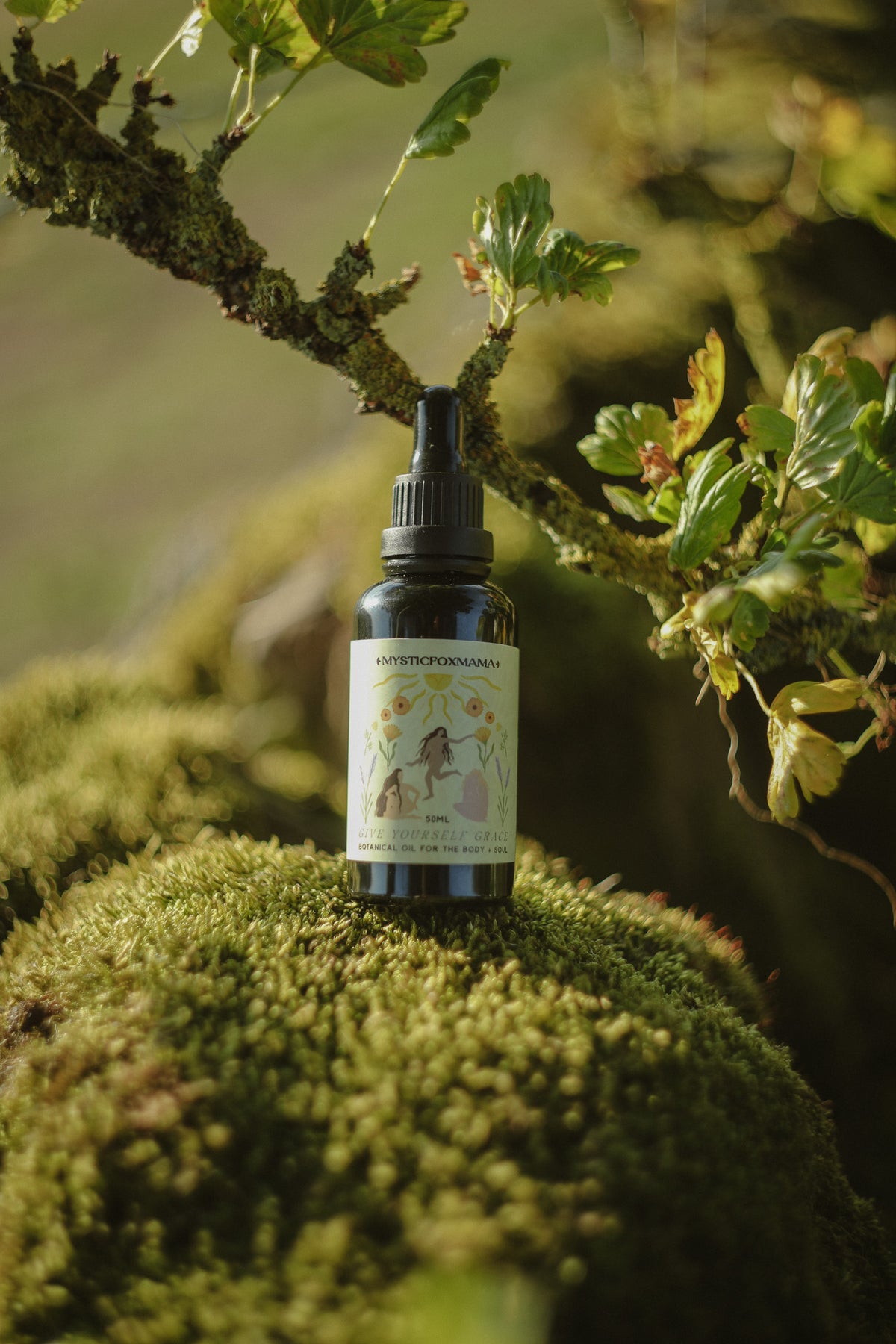 Botanical Body Oil - Give yourself Grace - Calendula Chamomile Lavender