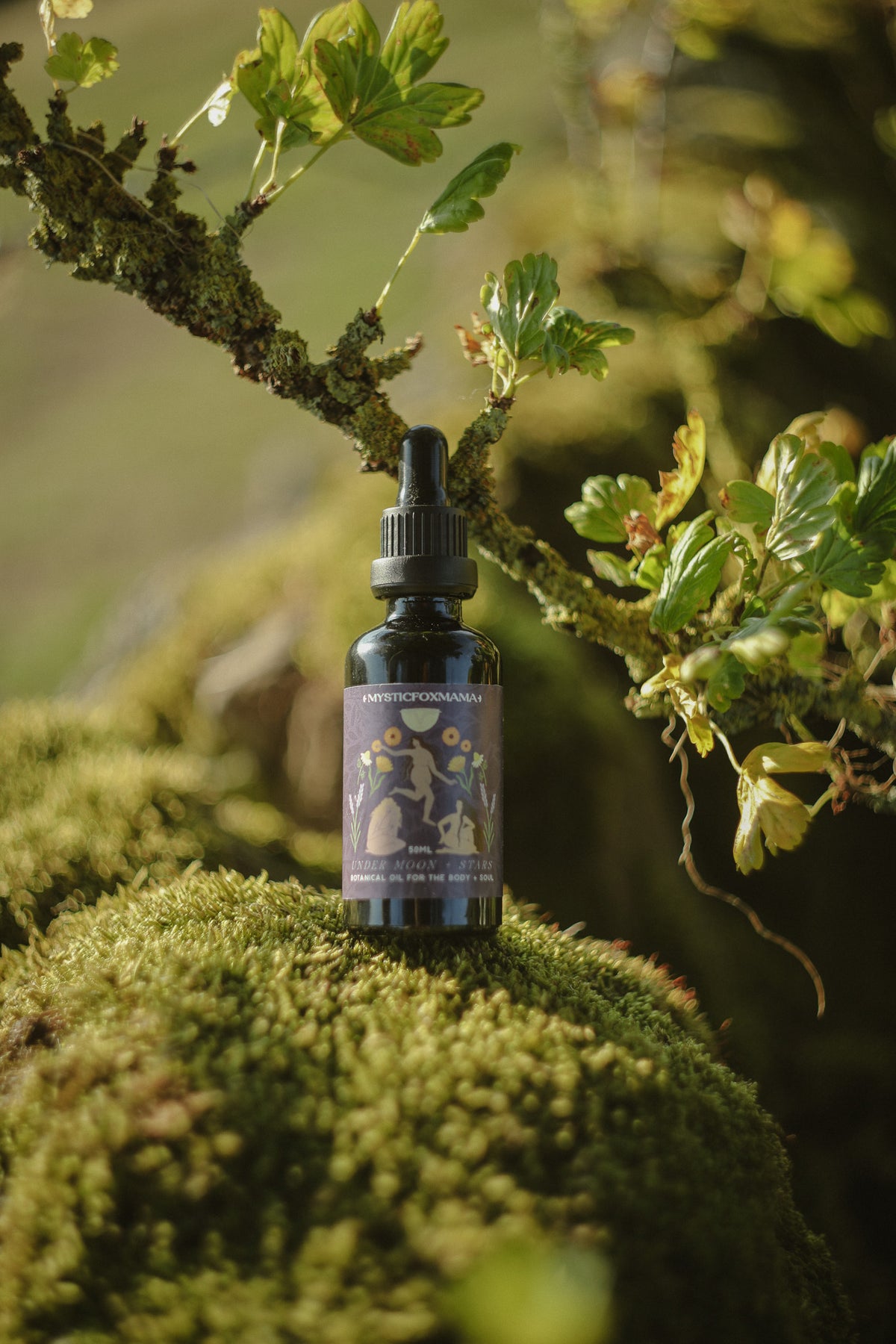 Botanical Body Oil - Under Moon + Stars - Blue Chamomile