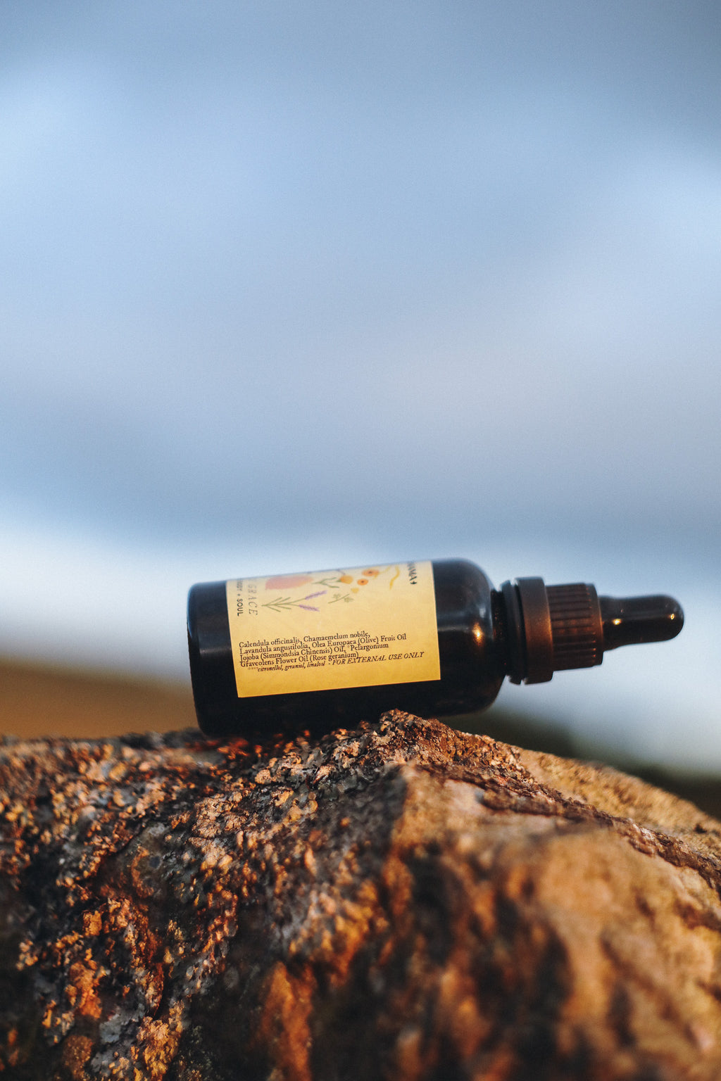 Botanical Body Oil - Give yourself Grace - Calendula Chamomile Lavender