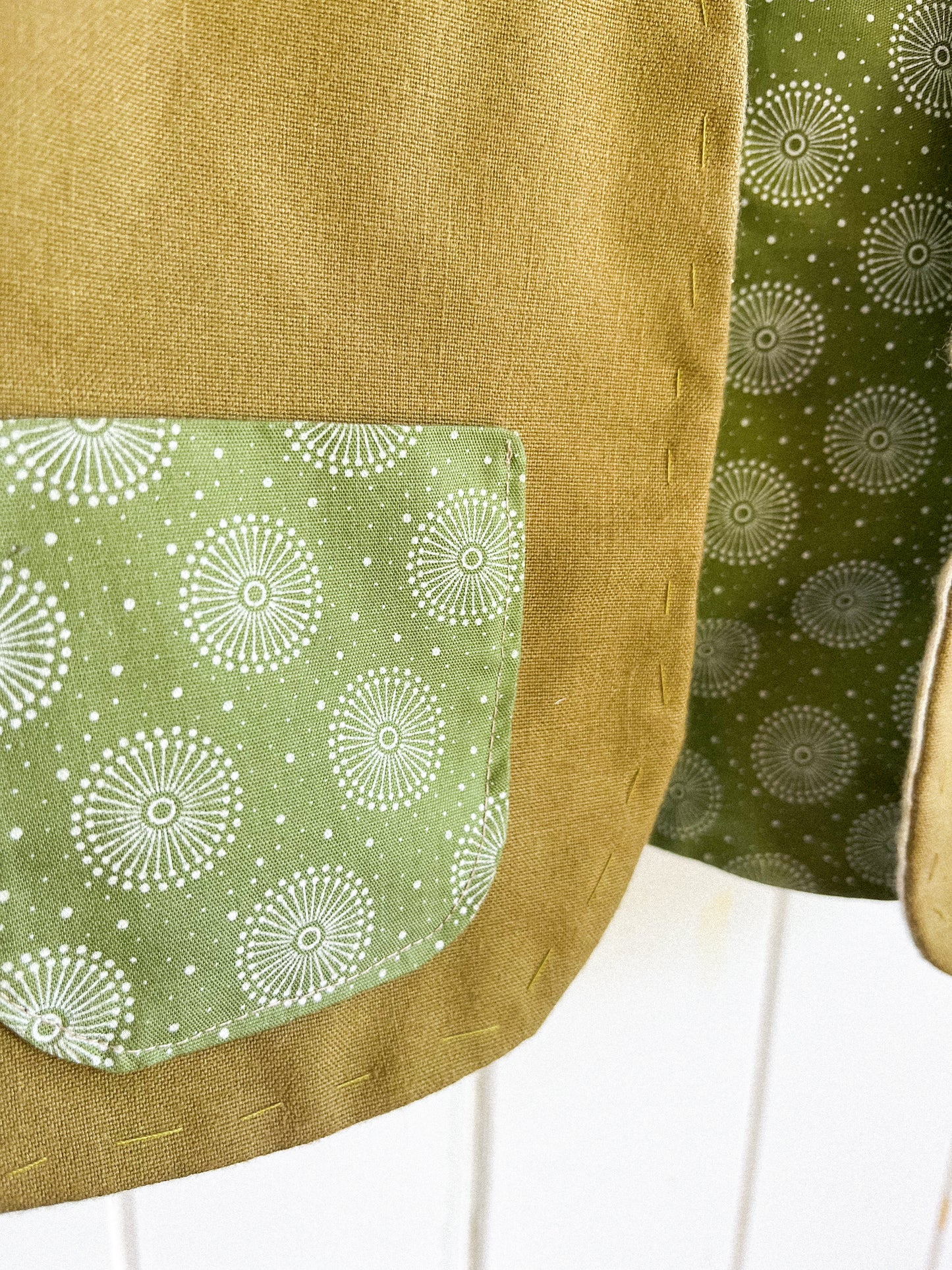 Reversible waistcoat - garden dream