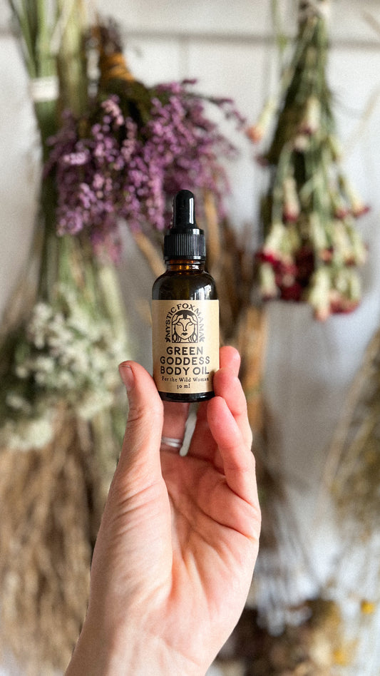 Green Goddess Herbal Body Oil