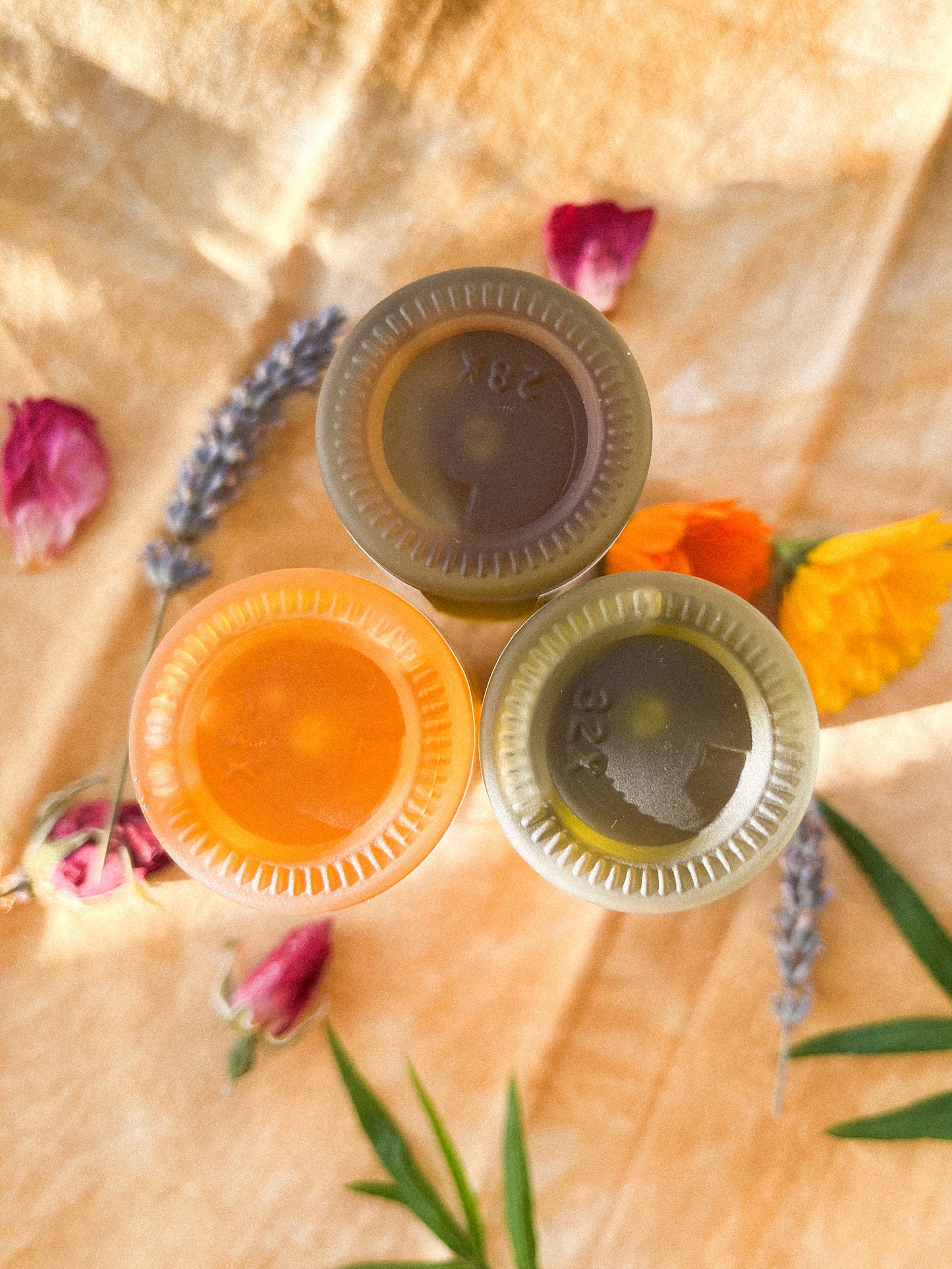 Body Bosom and Face Anointing Oil Gift Set - herbal infused massage oils