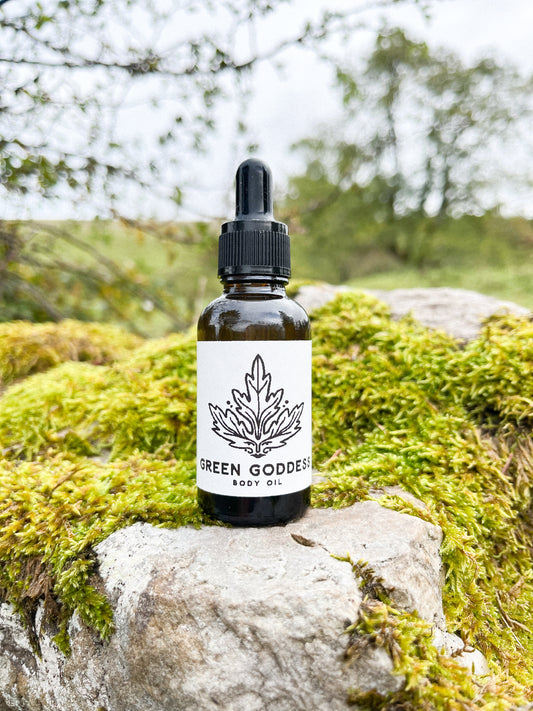 Green Goddess Herbal Body massage oil