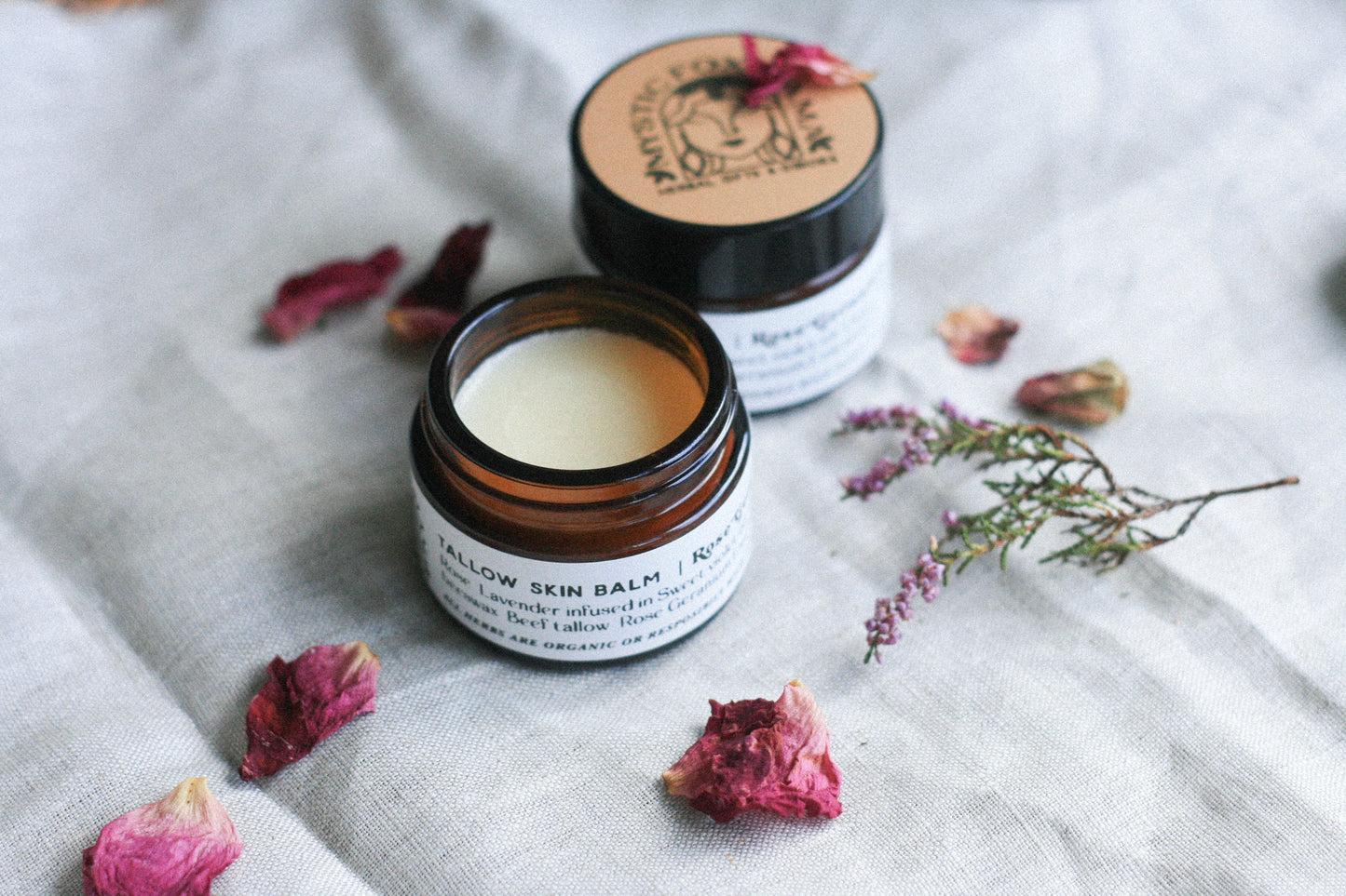 Tallow skin balm | rose Geranium