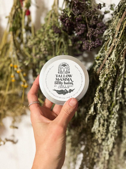 Tallow Mamma Belly Balm | St. John’s Wort
