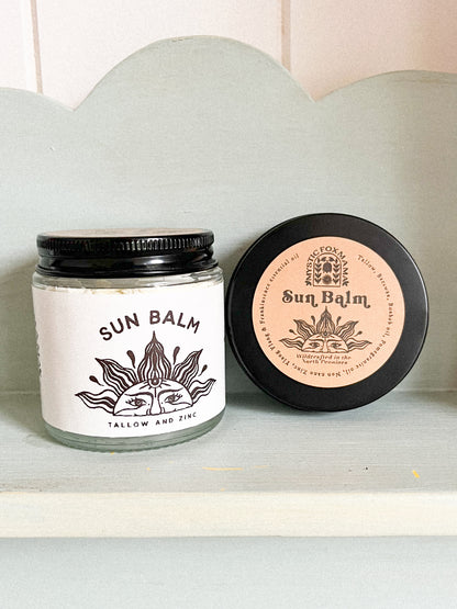 Tallow Sun Balm with Zinc