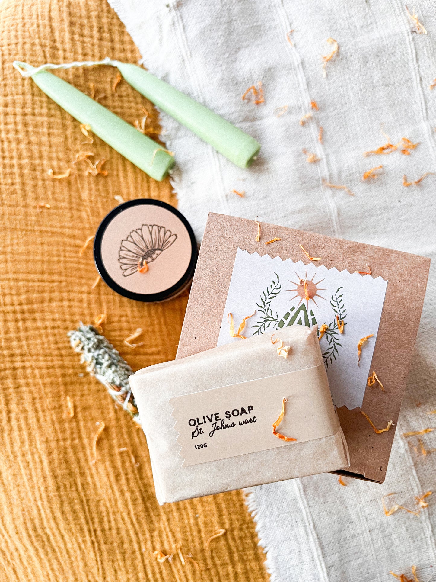 Mama + baby mini box gift set - salve and soap