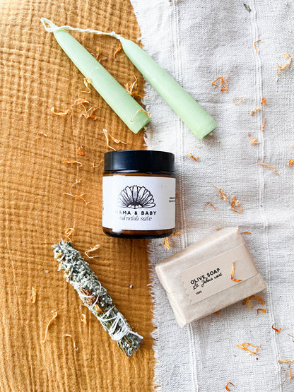 Mama + baby mini box gift set - salve and soap