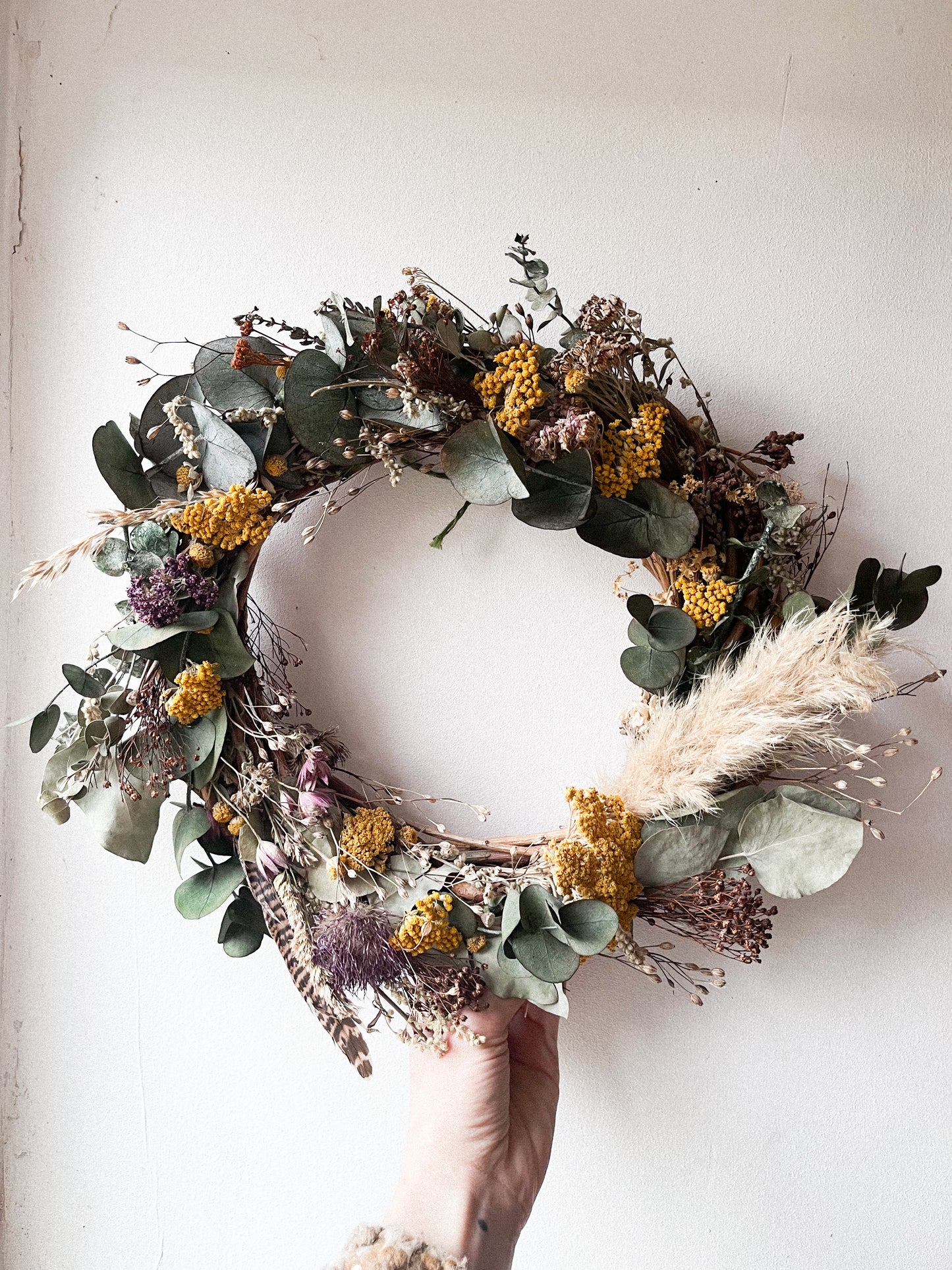 Dried Wildflower wreath
