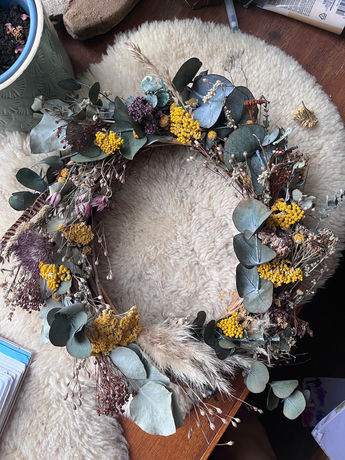 Dried Wildflower wreath