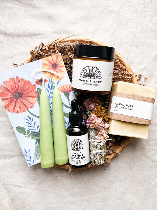 Mama and Baby Calendula herbal giftbox bundle