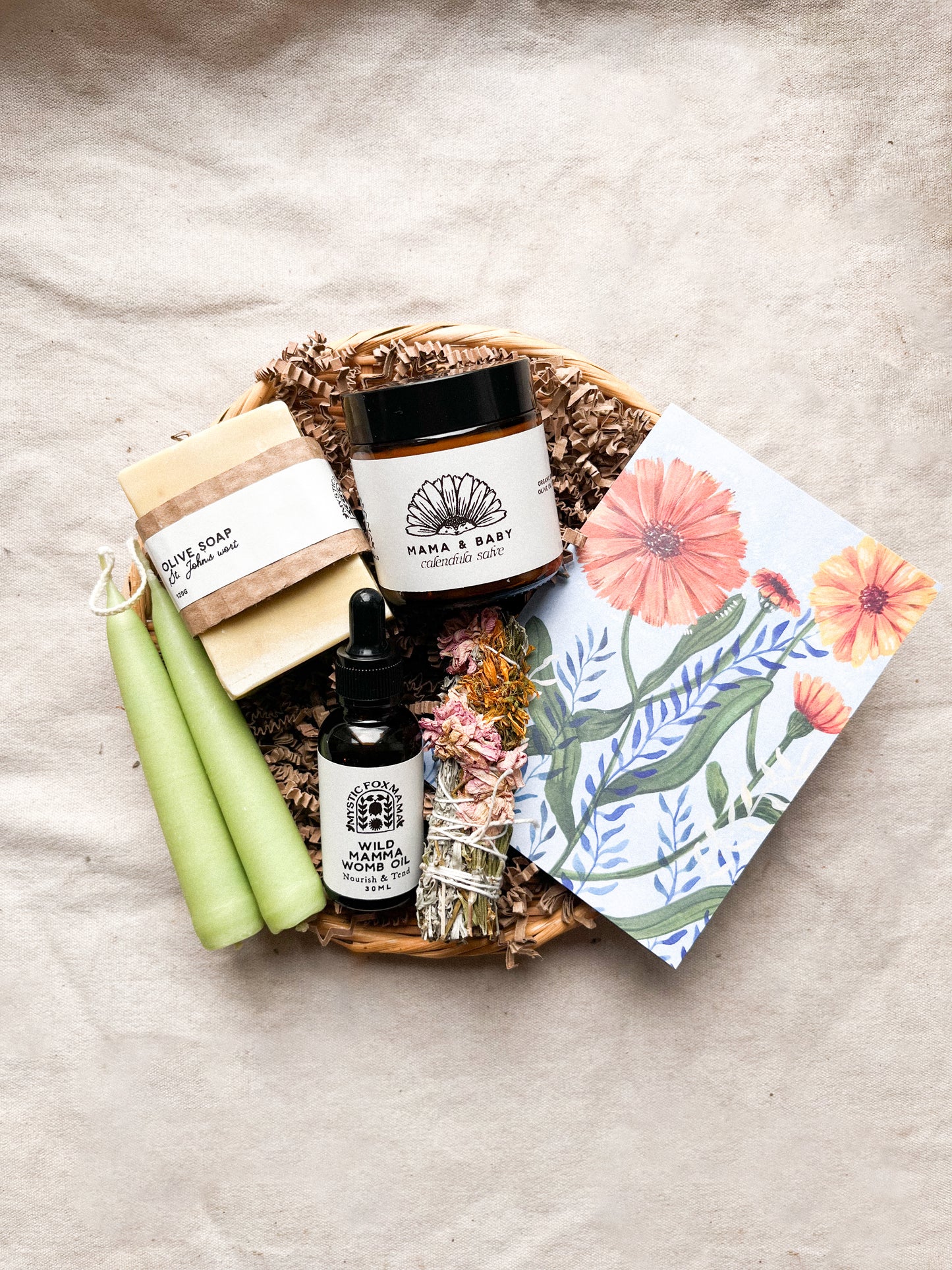 Mama and Baby Calendula herbal giftbox bundle