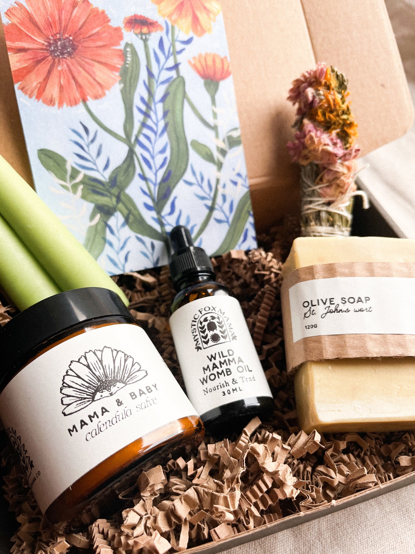 Mama and Baby Calendula herbal giftbox bundle