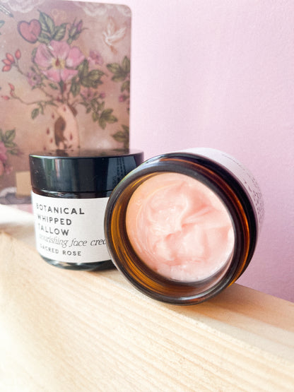 Face Cream - Whipped Tallow - Sacred Rose
