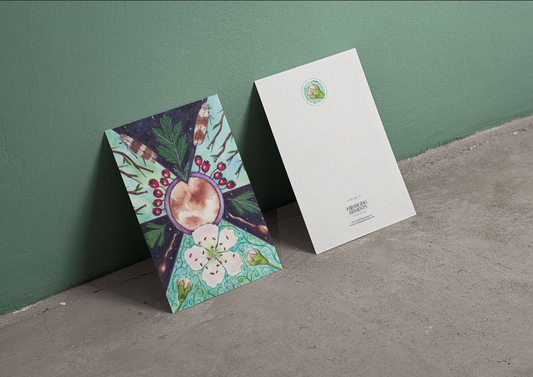 Hawthorn Drum Print | PAck of 10 Postcards