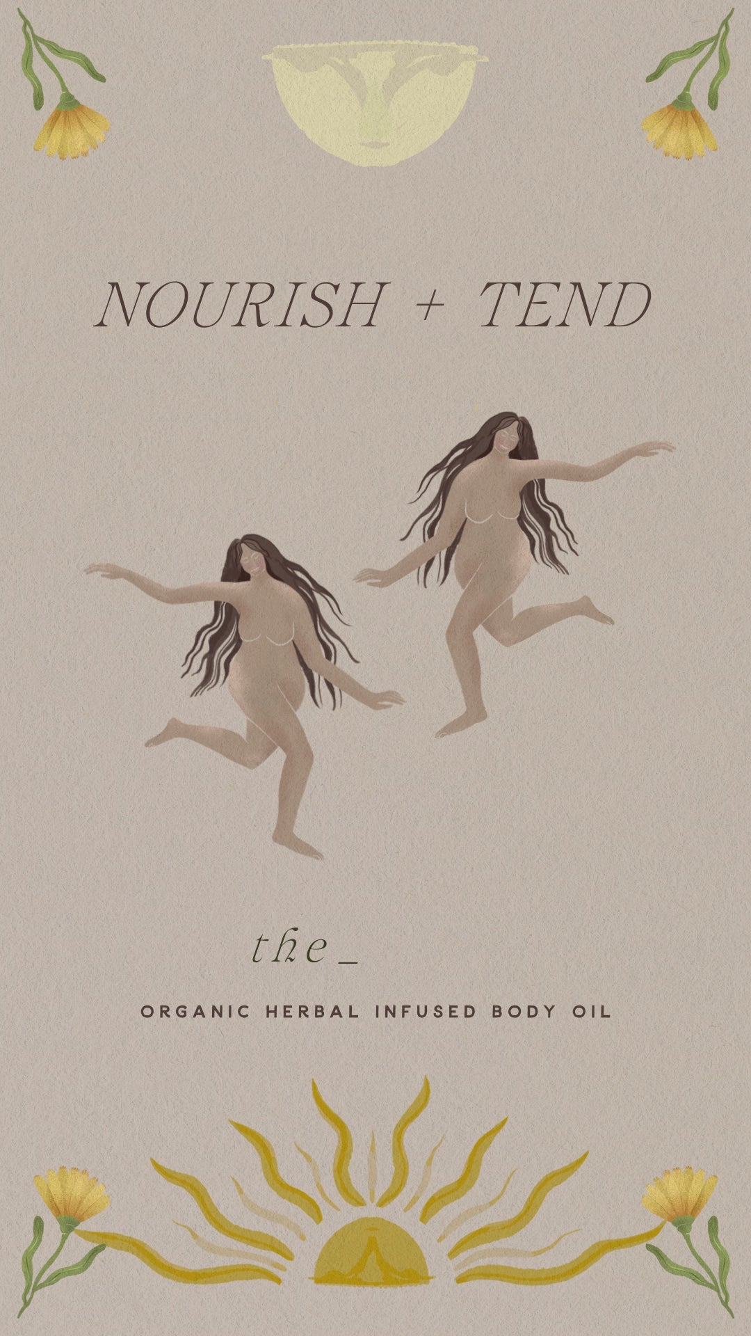 Botanical Body Oil - Under Moon + Stars - Blue Chamomile