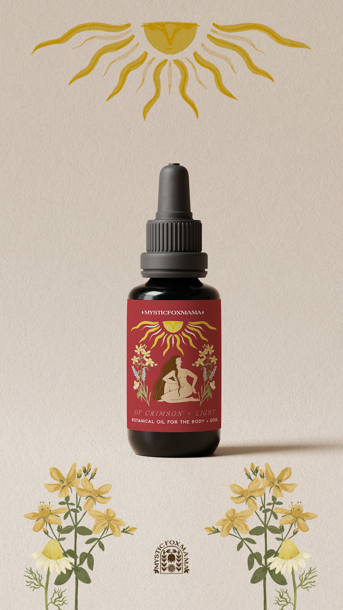 Botanical Body Oil - Give yourself Grace - Calendula Chamomile Lavender